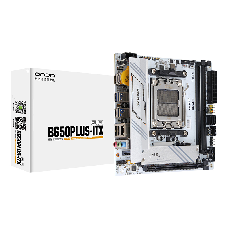 ONDA 昂达 B650PLUS-ITX-W MINI-ITX主板（AMD AM5、B650）