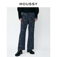 百亿补贴：MOUSSY 摩西 春季新品花色中心线重工微喇休闲裤010EAM30-7840