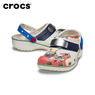 crocs 卡骆驰 经典火影忍者波风水门洞洞鞋户外沙滩鞋 209885-160 水泥灰 37/38