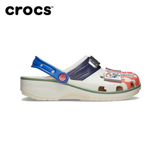 crocs 卡骆驰 经典火影忍者波风水门洞洞鞋户外沙滩鞋 209885-160 水泥灰 43