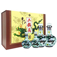 牛栏山 珍品三十(30)青龙500ml*2+125ml*2 礼盒装清香型白酒 53度