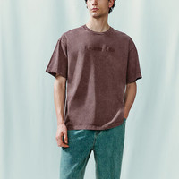 URBAN REVIVO 男士时尚休闲贴布绣宽松短袖T恤 UML440136