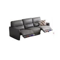 CHEERS 芝华仕 30302 真皮电动功能沙发 三人位双功能+HC 玛瑙灰