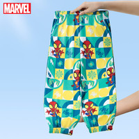 迪士尼男童夏季防蚊裤薄款透气 防晒休闲长裤子 HM96557浅绿色 110CM 110CM(身高100-110cm)