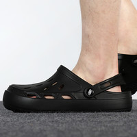Skechers/斯凯奇男鞋凉鞋轻质透气洞洞鞋拖鞋沙滩鞋243041-BBK