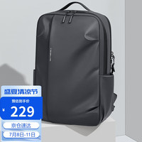 高尔夫（GOLF）双肩包男士背包男书包多隔层通勤旅行出差背包17.3英寸电脑包 款式1-雅灰【可装17.3“电脑】