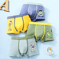 Disney 迪士尼 儿童纯棉内裤  4条装