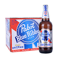 88VIP：Blue Ribbon 蓝带 啤酒经典11度啤酒瓶装640mlx12瓶（新日期）