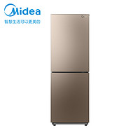 Midea 美的 185升双门电冰箱铂金净味风冷无霜保鲜BCD-185WM(E)摩卡金