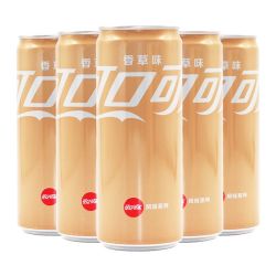 可口可乐 碳酸饮料汽水 FIFA世界杯 白砂糖版香草可乐 雪碧柠檬茶整箱装  香草味可乐 330ml*12罐