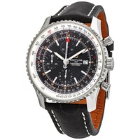 BREITLING 百年灵 航空计时1系列 46mm表盘真皮表带机械男表 A24322121B2X1
