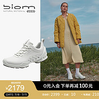 爱步（ECCO）【BIOM】运动鞋女 夏季舒适室内训练鞋 健步探索 802833 白色80283301007 40