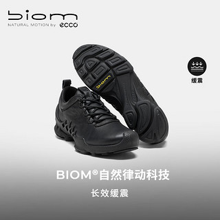 爱步（ECCO）【BIOM】运动鞋女 夏季舒适室内训练鞋 健步探索 802833 黑色80283301001 40