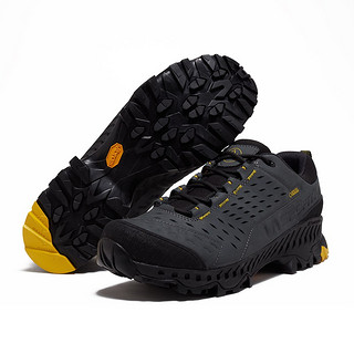 LA SPORTIVA HYRAX GTX户外防水透气徒步登山鞋防滑缓震轻量徒步鞋轻便 碳灰/黄 45