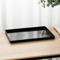 陶相惠 杯子托盘茶托家用长方形欧式水杯托盘茶盘创意水果盘餐盘加厚