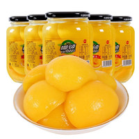 椰领新鲜水果 冰糖黄桃罐头菠萝雪梨罐头什锦罐头510g瓶 黄桃罐头 510g
