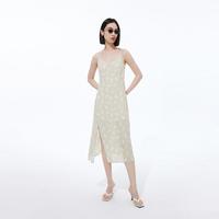 丽丽 LILY连衣裙女夏季度假风吊带裙子女柔软文艺时尚印花性感气质连衣裙女