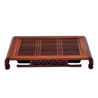 汉唐（hantang）茶具 雅致茶盘套装功夫茶道实木抽屉式储水排水两用茶托中式茶台 红檀大雅致 单茶盘