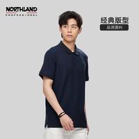 诺诗兰翻领短袖T恤男2022年春夏户外休闲百搭POLO NTSCT5207S