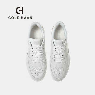 colehaan/歌涵 男士休闲鞋 春夏牛皮革增高舒适轻盈透气小白鞋C34902 白色-C34902 41.5