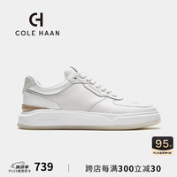 colehaan/歌涵 男士休闲鞋 春夏牛皮革增高舒适轻盈透气小白鞋C34902 白色-C34902 44