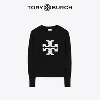 TORYBURCH汤丽柏琦 运动系列 双T LOGO圆领毛衣83213