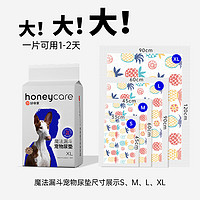 HONEYCARE好命天生宠物狗狗尿垫加厚除臭宠物尿片尿不湿兔子仓鼠 加大加厚XL码10片