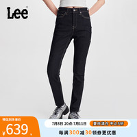 李 Lee24早秋舒适版五袋款清水洗女牛仔裤潮流显瘦LWB0071964EX 清水洗 24