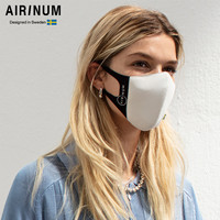 Airinum睿铂Lite春夏防晒口罩 防尘防风3D立体透气高颜值男女款面罩 白色M