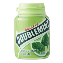 doublemint绿箭口香糖原味薄荷40粒瓶装