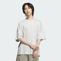 adidas 阿迪达斯 男子休闲简约宽松运动T恤 JL9954 浅灰 XXL