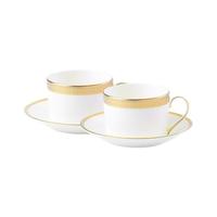 WEDGWOOD X Vera Wang王薇薇 咖啡杯 200ml*2组 金色