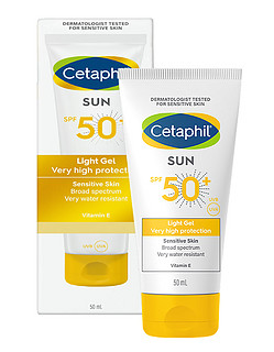 丝塔芙（Cetaphil）防晒霜清爽低敏成人婴幼儿童防晒乳夏季SPF50+ 【清爽防晒】50ml