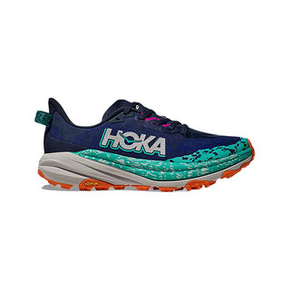 HOKA ONE ONE Speedgoat 6 女子越野跑鞋 1147811 学院蓝/流星绿 40