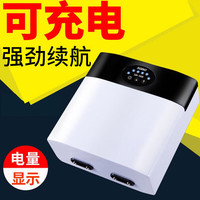 sobo松宝 鱼缸氧气泵交直流两用 户外钓鱼养鱼充氧机充电增氧泵 SB568四孔12W触屏