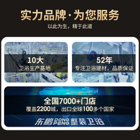 东鹏(DONGPENG)亚克力浴缸家用成人冲浪按摩小浴缸小户型日式深泡浴池三裙边 1.1m瀑布缸