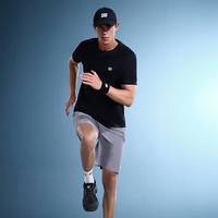 HLA 海澜之家 SPORTSDAY马术运动短袖T恤 HNTBW2W153A 黑色 M
