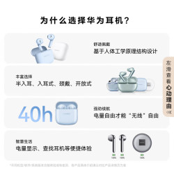 华为 FreeBuds SE 2 半入耳式真无线动圈蓝牙耳机