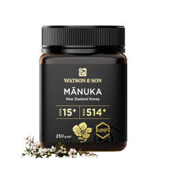 沃森麦卢卡蜂蜜 沃森父子麦卢卡manuka蜂蜜UMF15+250g新西兰