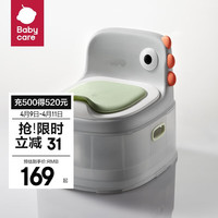 babycare儿童坐便器分离式楼梯式宝宝马桶婴儿厕所坐便凳尿尿尿盆 三合一多功能坐便凳-温特绿