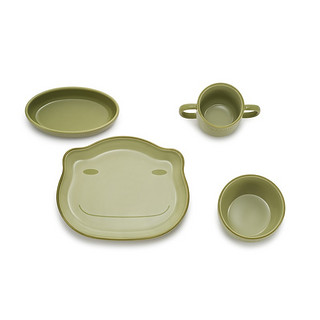珐宝（staub）陶瓷碗家用饭碗 沙拉甜品多用碗儿童小碗米饭碗家用汤面碗 青草绿蛙蛙套装