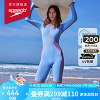 SPEEDO 速比涛 闹海2.0系列 女子冲浪防晒连体及膝泳衣 100055669588