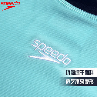 速比涛（Speedo）儿童泳裤男童五分泳裤及膝防尴尬舒适耐穿柔软防晒青少年海边速干 藏青色【长袖防晒,呵护肌肤】 13-14岁【身高150-160】