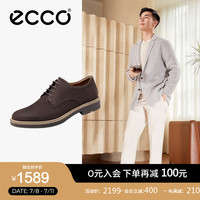 爱步(ECCO)商务皮鞋男 通勤正装德比鞋