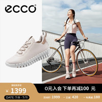 爱步（ECCO）休闲鞋女 时尚舒适轻盈透气休闲运动鞋 灵动系列218203