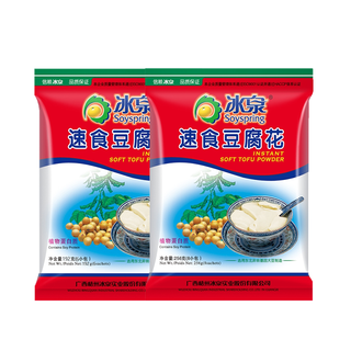 冰泉豆腐花448g袋装豆腐脑豆花速食非转基因营养早餐免煮独立包装