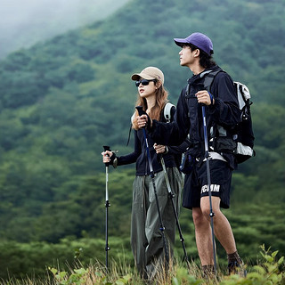 Naturehike挪客行山杖三节碳纤维外锁超轻伸缩登山杖户外徒步手杖