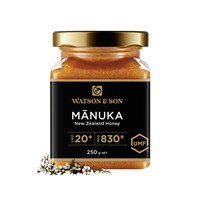 沃森父子麦卢卡蜂蜜UMF20+250g新西兰manuka