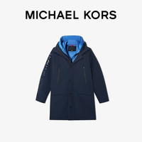 MICHAEL KORS 男士连帽工装风中长款棉服外套
