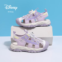 Disney迪士尼童鞋儿童凉鞋男女童夏季旋纽扣时尚包头沙滩鞋6878